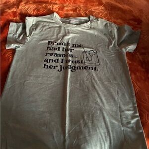 Graphic Tee with Quote